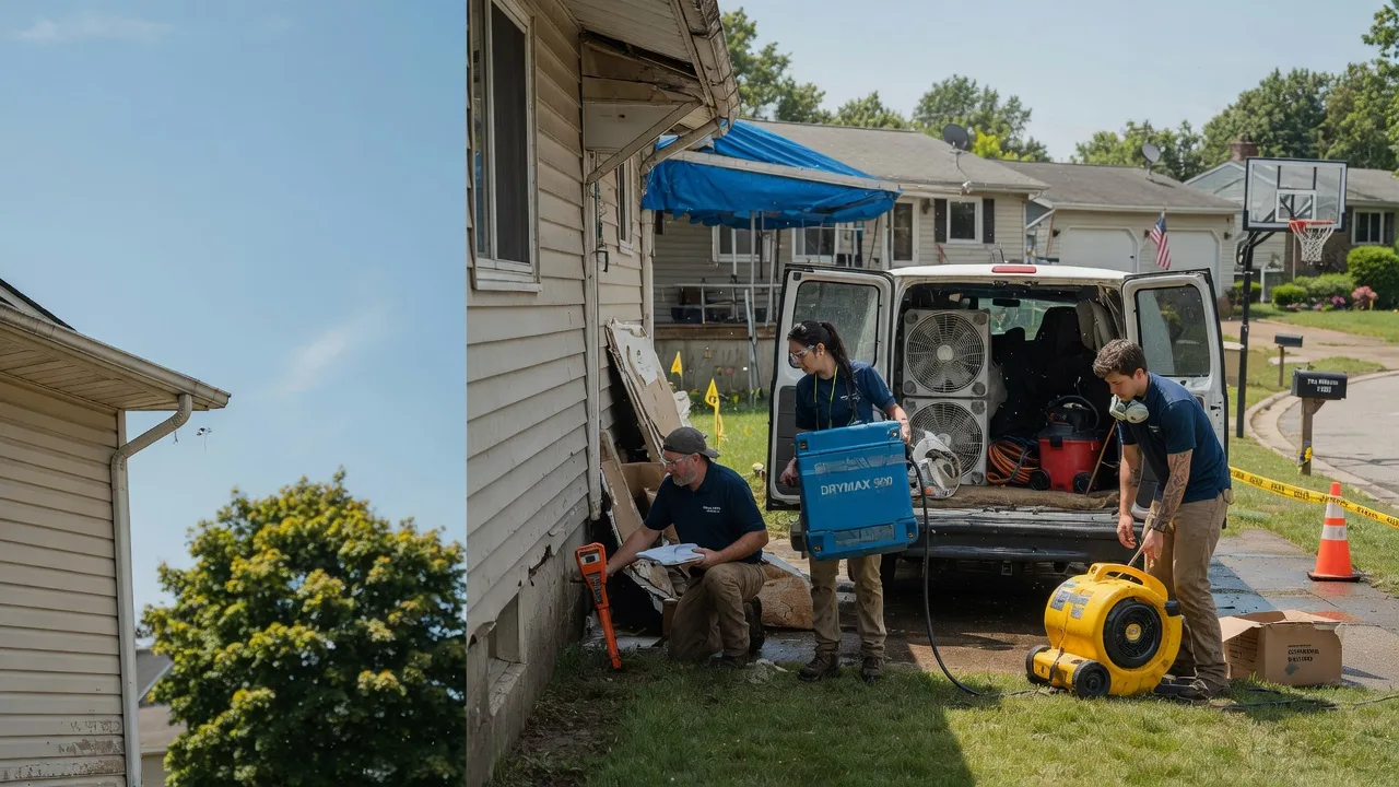 Ceiling Leak Cleanup in Holdingford, MN near me