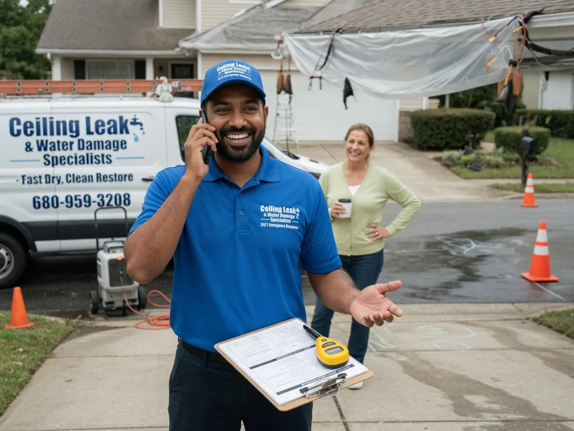 Ceiling Leak Cleanup Holdingford, MN FAQs